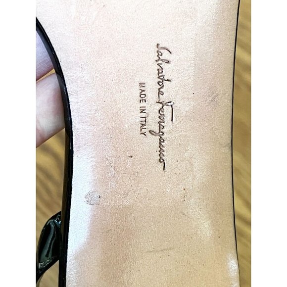 Salvatore Ferragamo Black Heels - Picture 9 of 11